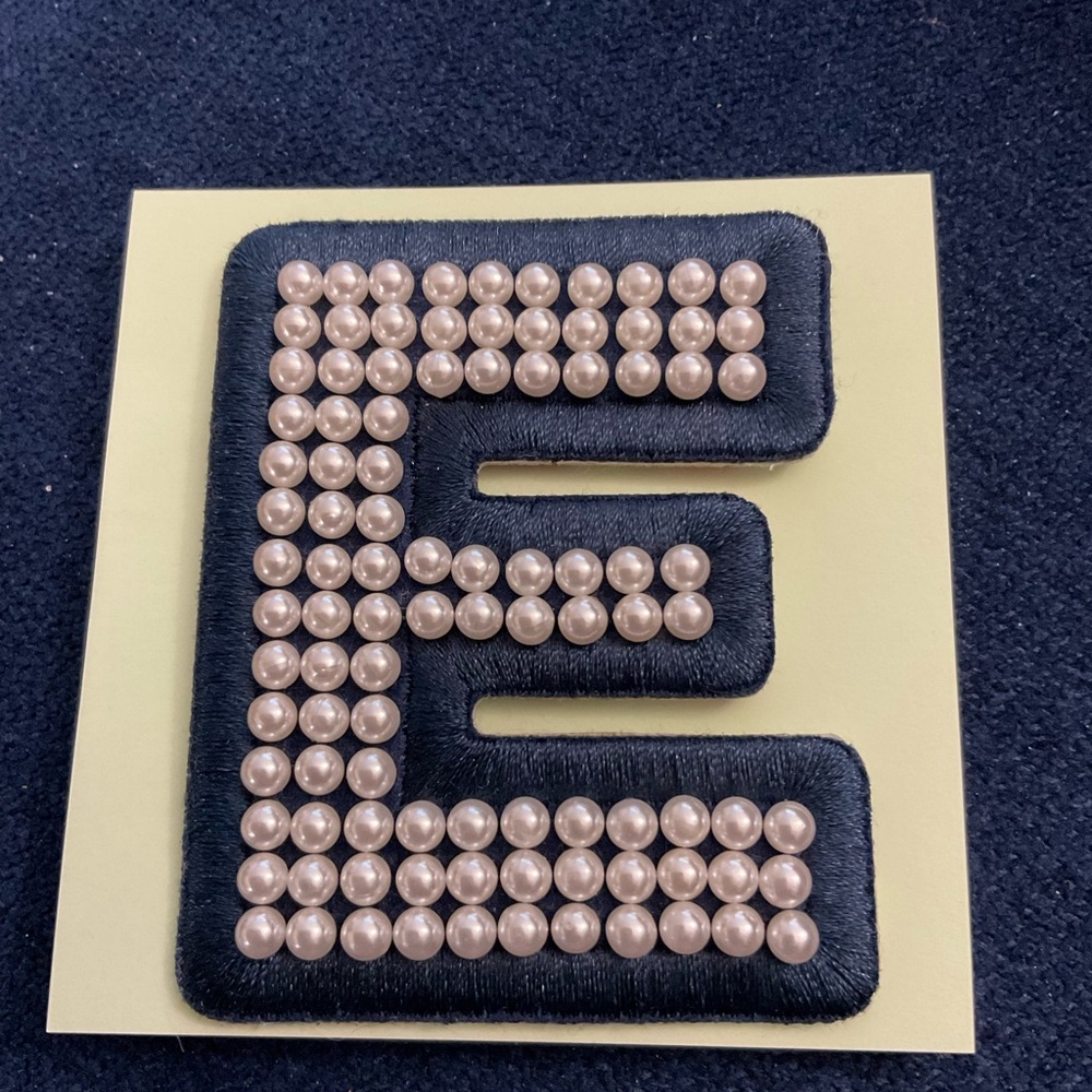 Stoney Clover Lane Sapphire pearl patch”E”